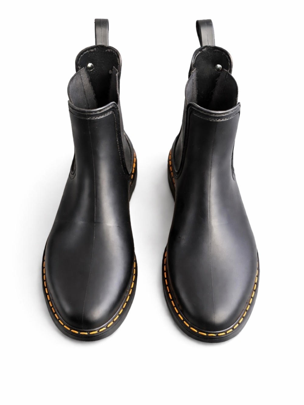 Igor Black Chelsea Rain Boots Waterproof Lug Sole Spain EU 40 US 9